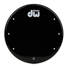DW Vented Resonant Bass Drumhead - 22" - Black