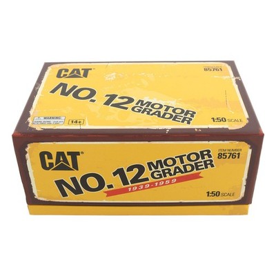 Diecast Masters 1/50 CAT No. 12 Motor Grader Construction Equipment 85761