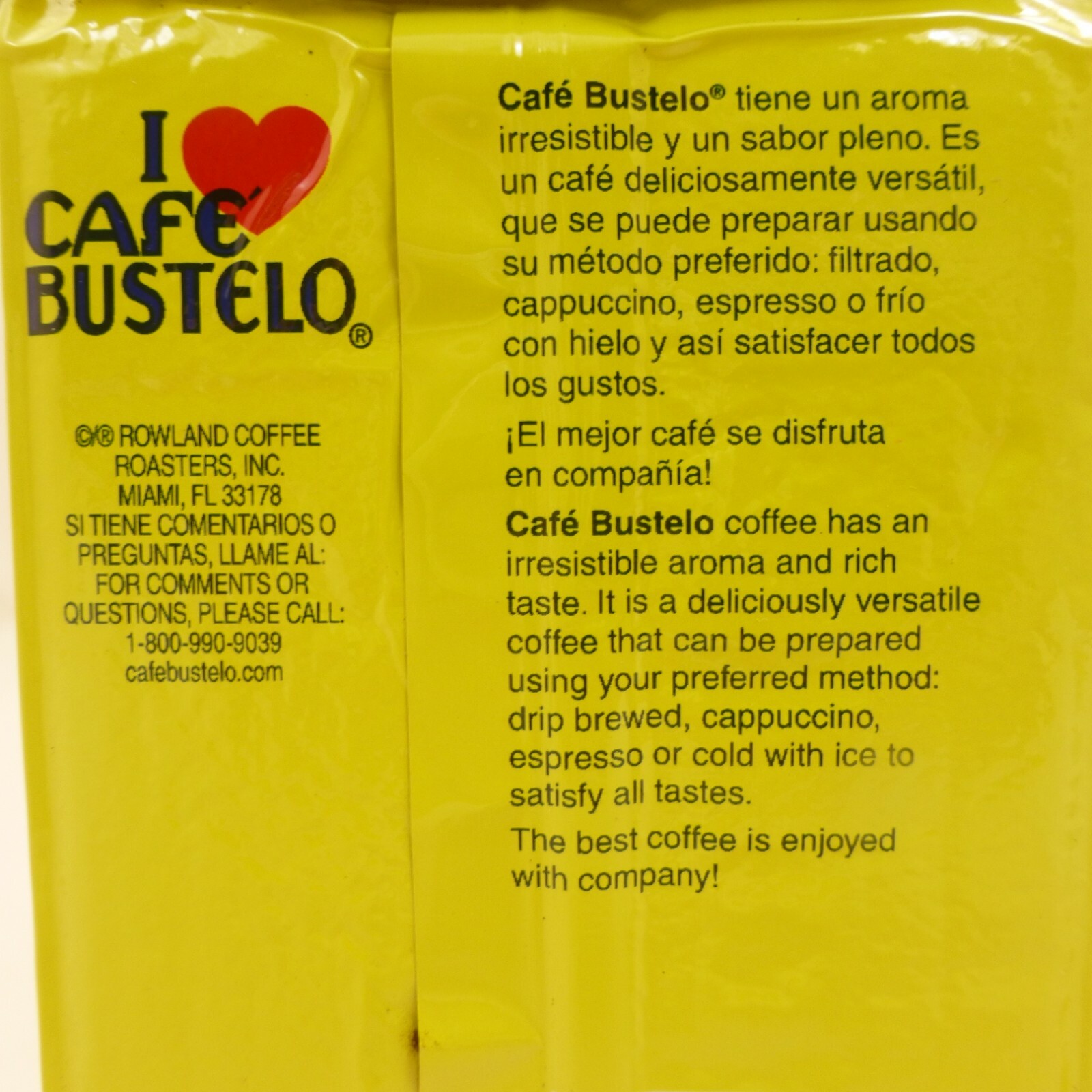 3x10oz CAFE BUSTELO Vacuum Packed ESPRESSO GROUND COFFEE Bricks (30oz