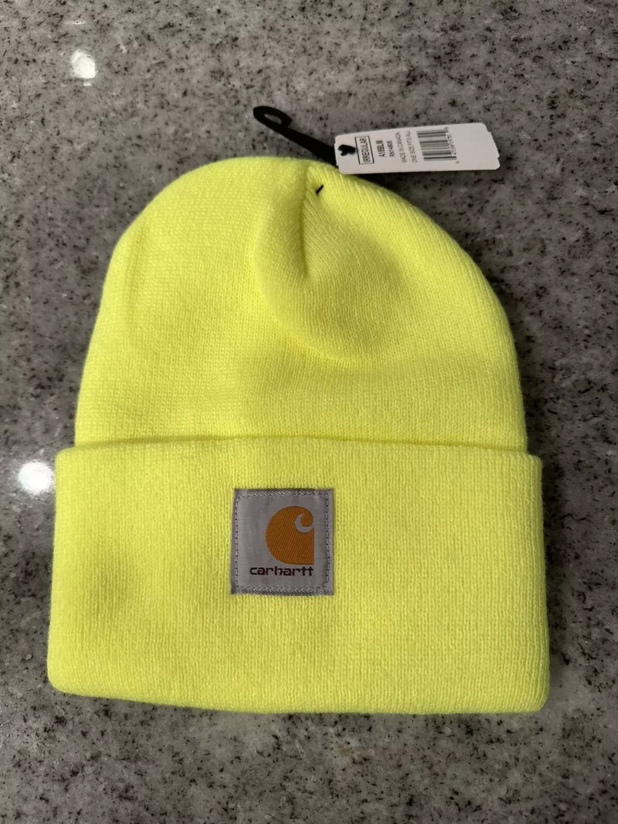 Carhartt top beanie yellow