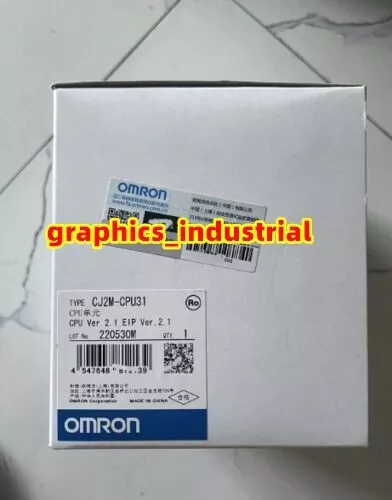 New In Box Original Omron CJ2M-CPU31 PLC Module CJ2MCPU31
