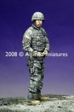 ALPINE MINIATURES 1:35 SET 35069 MODERN US AFV CREW 1  1 FIGURE-2 HEADS 