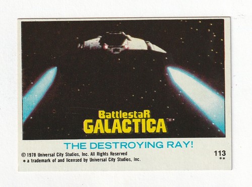 1978 Topps Battlestar GALACTICA completa il tuo set carte non sportive #1 - a scelta U - Foto 353 di 398