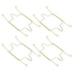 4pcs Hanging Plate Holders Wall Hanger for Plate Plate Holder Home Storage Hooks