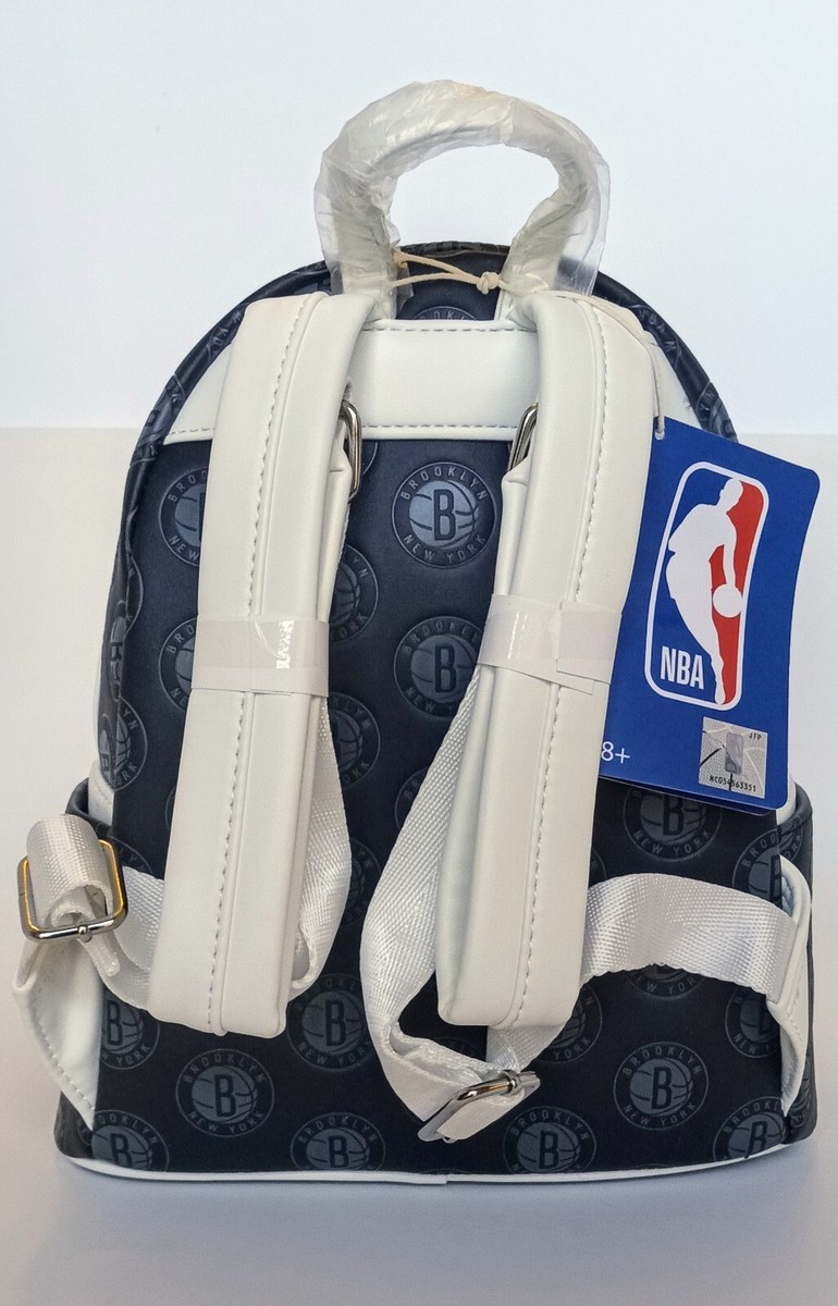 Loungefly NBA Brooklyn Nets Logo Mini Backpack - New With