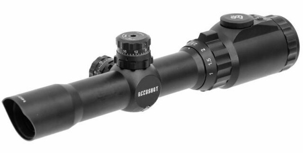 Utg 1-4X28 30Mm Long Eye Relief Scope, 36-Color Mil-Dot (4712274528765)