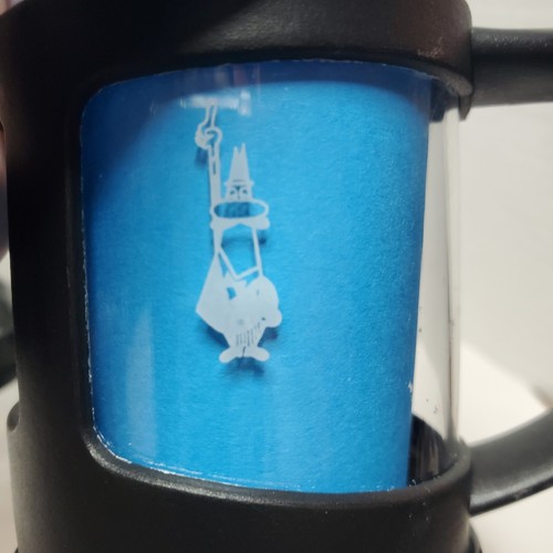 BIALETTI Tazze da caffè vetro becher 6 oz. Set di 2 Italia Chiaro e Nero - Foto 3 di 8