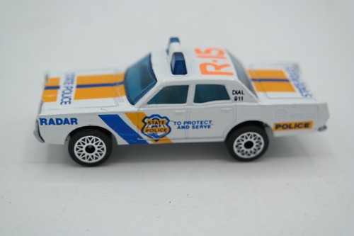 Vintage 1980's MATCHBOX Superfast SF-1 Mercury State Police Car R-15 Near Mint