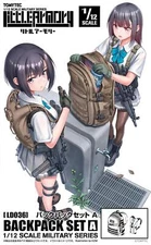 Tomytec LittleArmory [LD036] Backpack Set A Set 1/12 Plastic Model