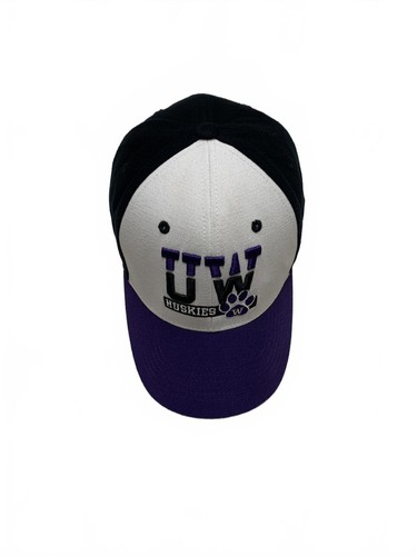 TowCaps Unisex Purple Black One-Fit Cap University of Washington Huskies Hat - 第 5/12 張圖片