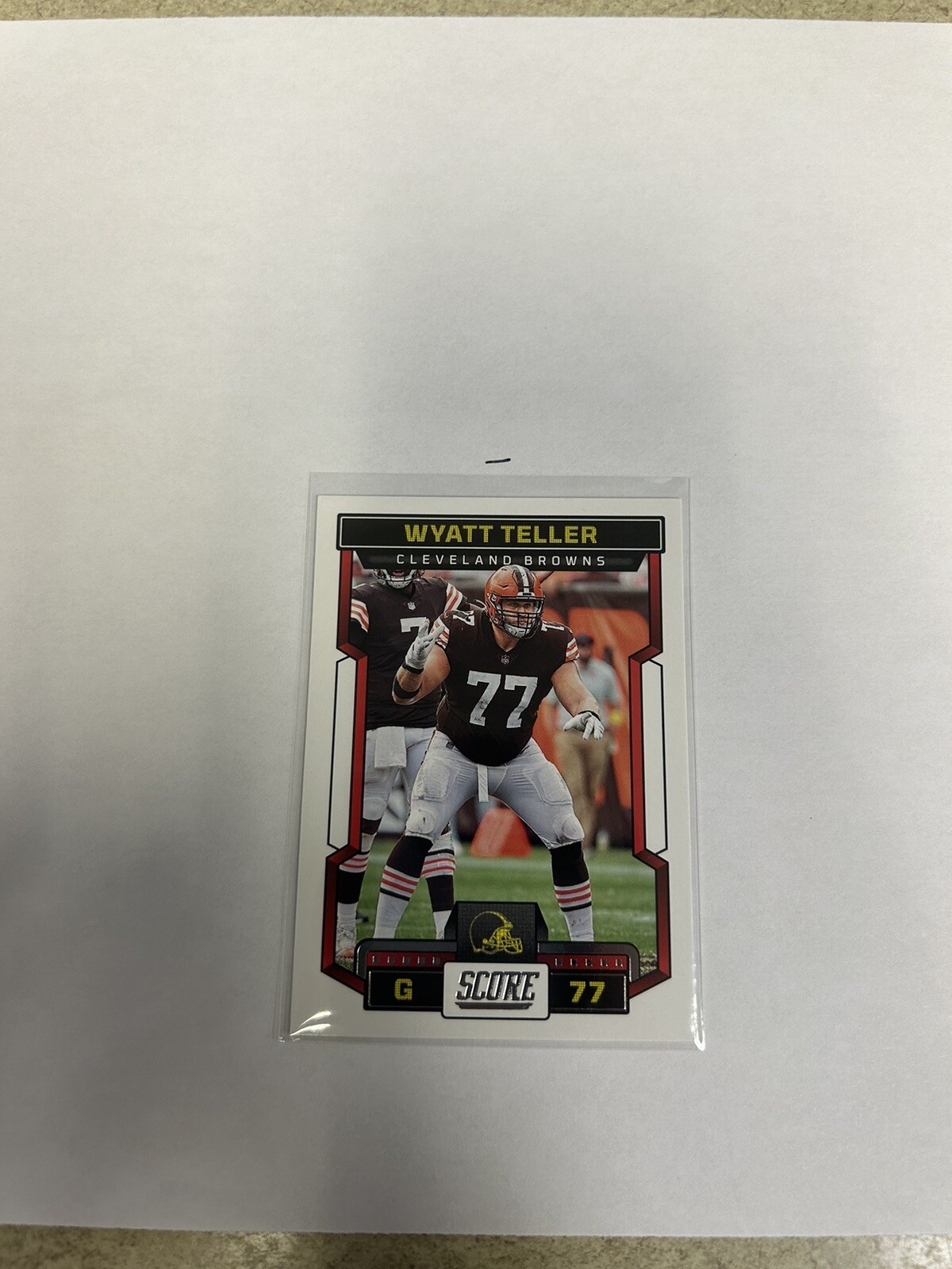 2023 PANINI SCORE #209 - WYATT TELLER CLEVELAND BROWNS