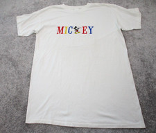 Vintage Mickey Co Shirt One Size Oversized Sleep Shirt 90's Spellout White