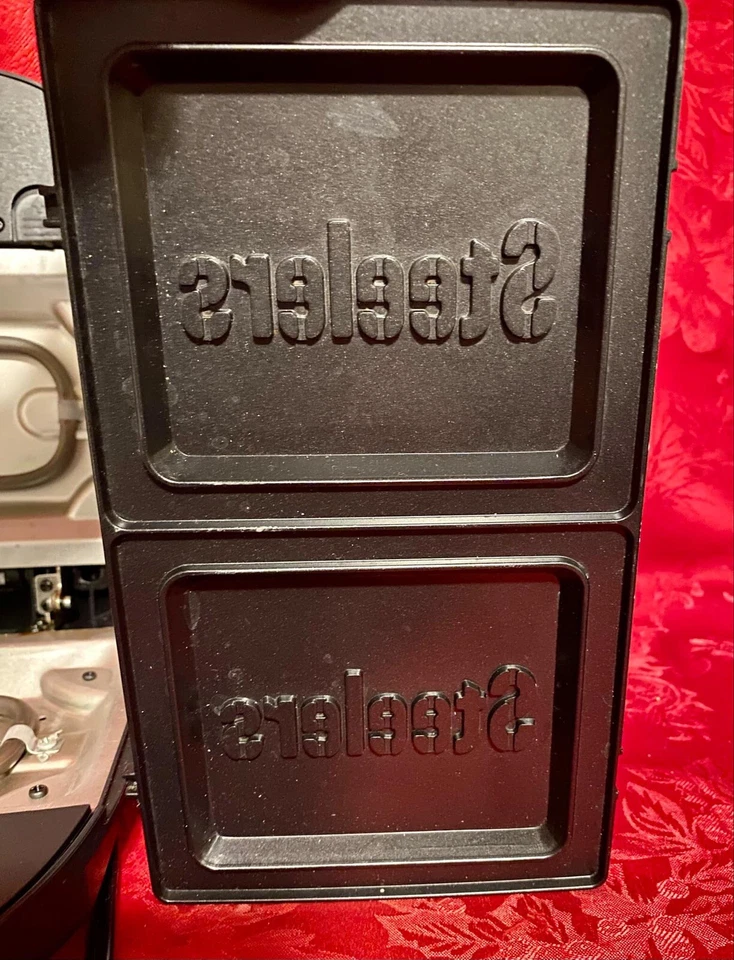 Equipo NFL Pittsburgh Steelers Sandwich Prensa Probada Buen Funcionamiento Limpio Estado Foto 4 de 4