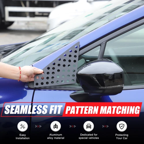 Front & Rear Window Triangle Glass Panel Trim Cover For Subaru Crosstrek 2023-24 - Bild 3 von 19