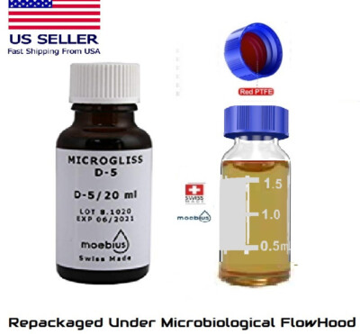 Moebius D5 Microgliss oil SWISS MADE 2ml for watchmakers clockmakers pinion gear