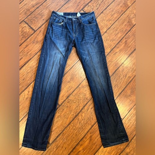 John B Stetson Co jeans men’s 31x37 (tag 33x38) blue Modern Straight No 1312 - Picture 2 of 12