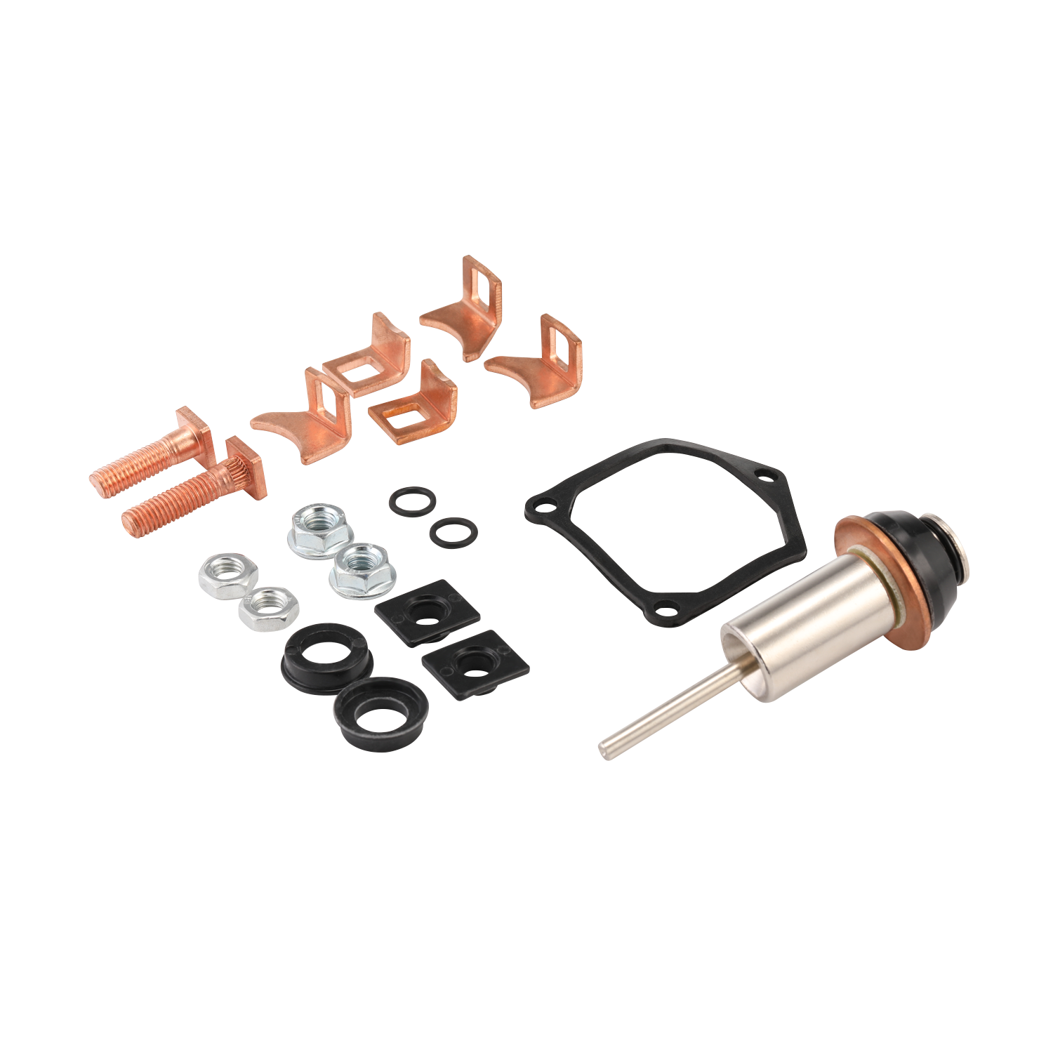 Starter Repair Rebuild Kit Solenoid Contact &Plunger Set For Toyota