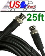 Lot50 25ft BNC RG59 Security/DSR/DV  R Video Camera Coax/Coaxial 75ohm Cable/Cord
