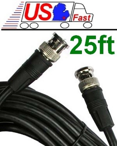 Lot50 25ft BNC RG59 Security/DSR/DVR Video Camera Coax/Coaxial 75ohm Cable/Cord - Picture 1 of 1