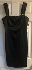 Women’s Chaps Est. 1978 Knee Length Black Party Dress NEW with Tags US Size 12