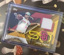 2024 Topps Series 2 City Connect Relic Card #CC2-JH Josh Hader Padres (20/25)
