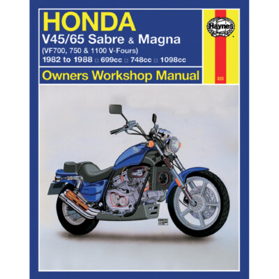 HAYNES Repair Manual - Honda 700/750 Sabre, Magna / 1100 Sabre