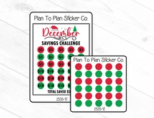 2535-12~~December Savings Tracker Planner Stickers.