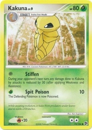 Pokémon TCG - Kakuna - 73/106 - Common - D&P: Great Encounters [Near Mint]
