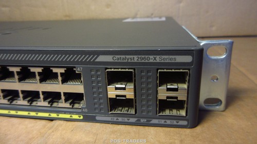 CISCO WS-C2960X-48TS-L V03 Catalyst 2960-X 48x GIGABIT + 4x 1G SFP Switch + RM - Bild 2 von 7