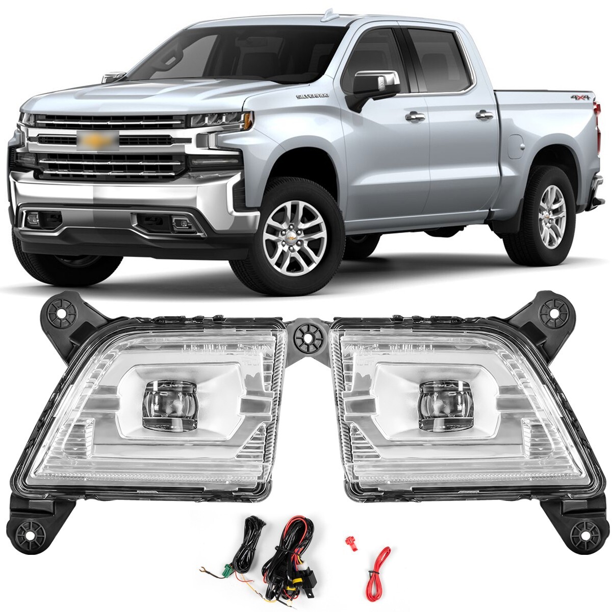 Luz Trasera LED Compatible Con Chevy Silverado 1500 2019 - Foto 4