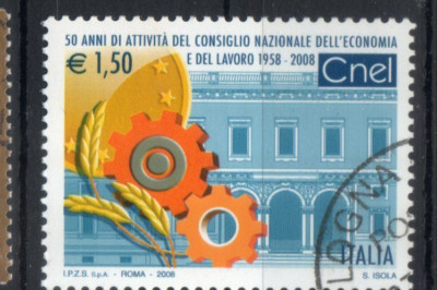 2008 Italy Republic Cinquantenary C.N.E.L. used
