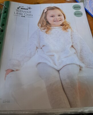 Emu 2025 Child's Cowl Neck Sweater Knitting Pattern in Double Knit  UK