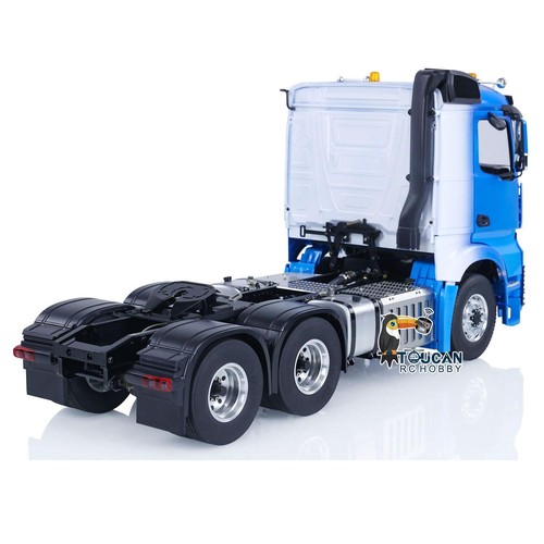 LESU RC Tractor Truck 1/14 6x6 Metal Chassis 2-speed Gearbox EL-007 Sound Light - Picture 6 of 12