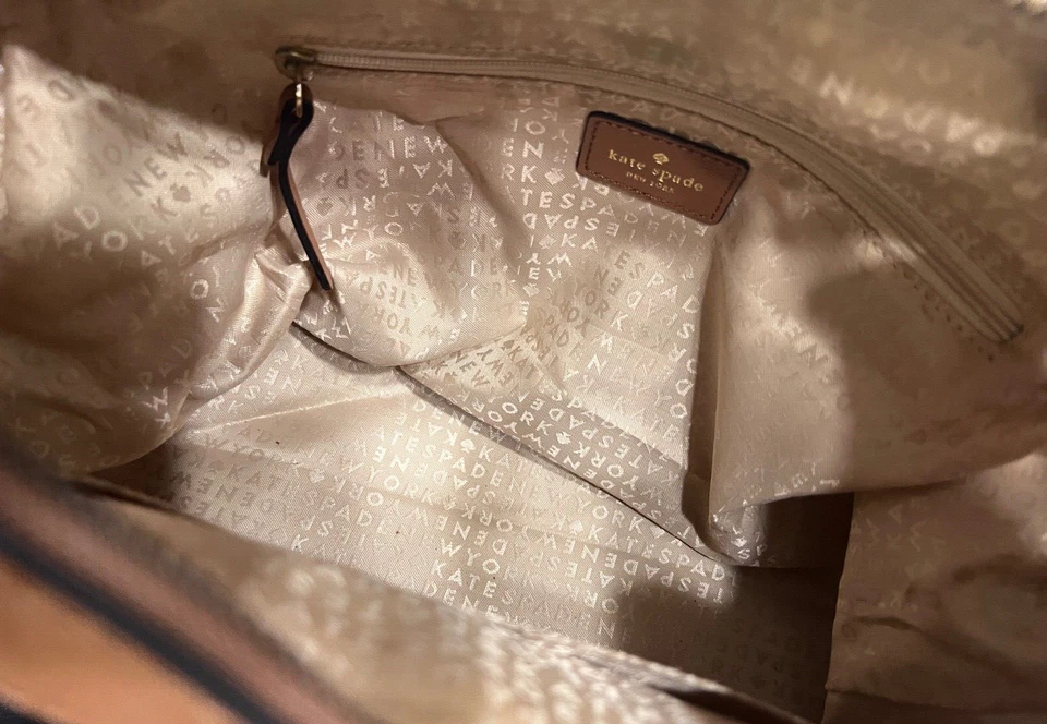 Kate Spade Womens Racquelle Allen St Tuscan Crossbody Brown Leather BAG COA $398 - Image 3 of 4