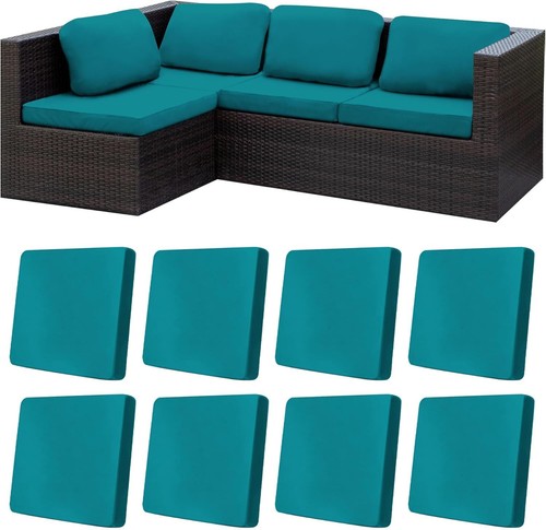 8/12 PCS Outdoor Patio Furniture Cushion Cover Set Replacement Covers- Assorted - Picture 14 of 47