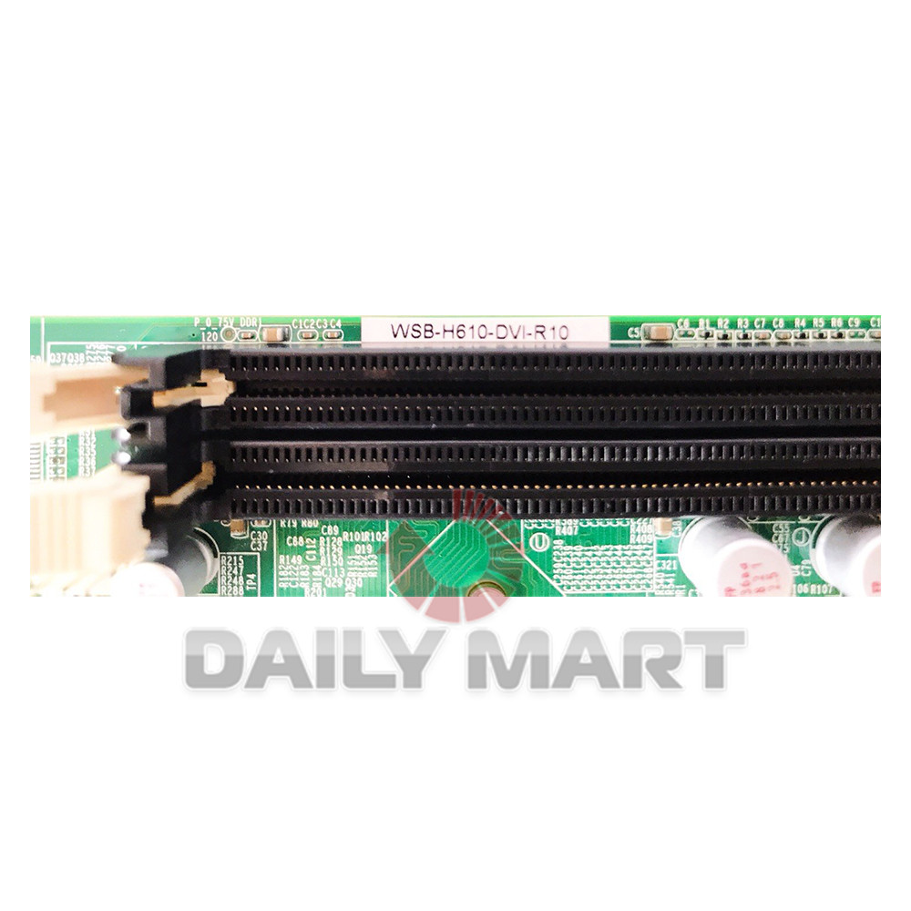 Used & Tested IEI WSB-H610-DVI-R10 Industrial Motherboard
