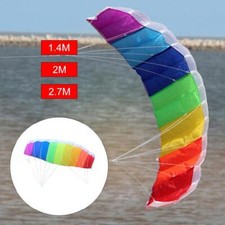 Dual-Line Stunt Power Kite Beach Sea Parafoil 30m Fly Line Sports Parachute