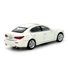 1/64 Scale Paudi Infiniti Q50S Vehicle Diecast Miniature Toy White Model Car