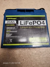 ExpertPower LiFePO4 12.8V 20Ah 256 Wh Lithium Iron Phosphate Battery