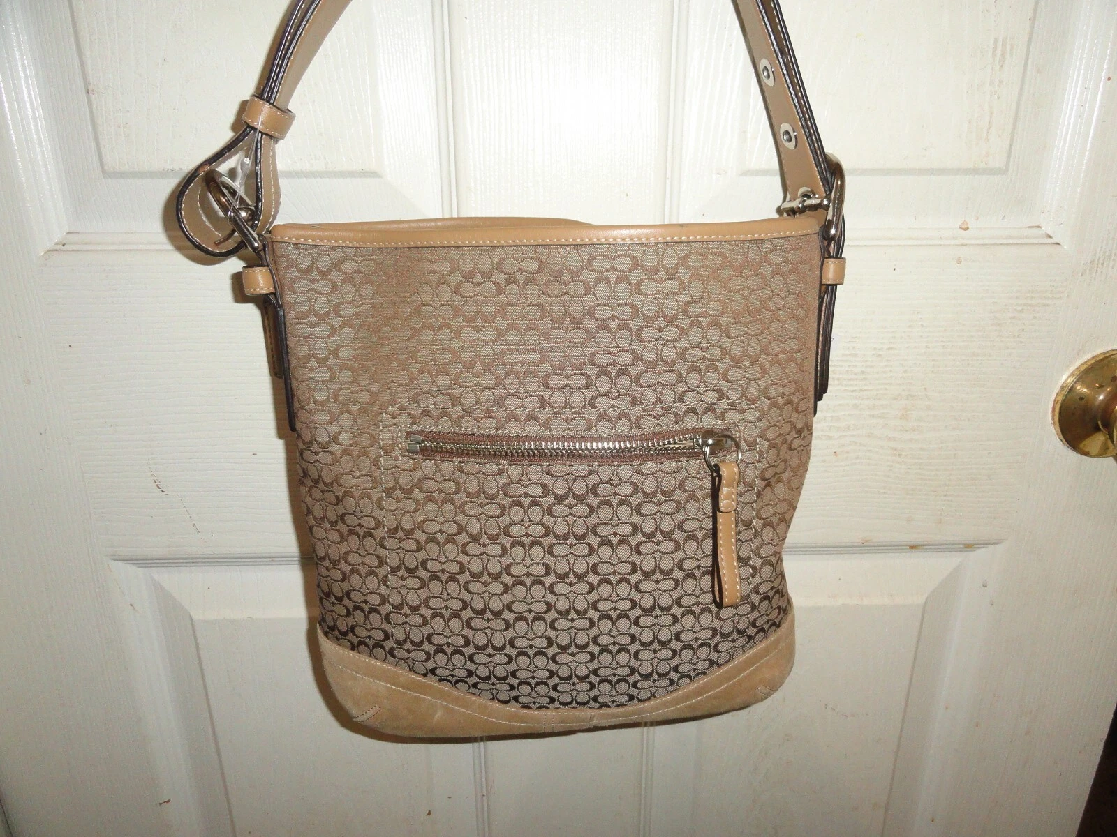 BORSA BORSONE COACH MINI FIRMATA NUOVA CON ETICHETTE