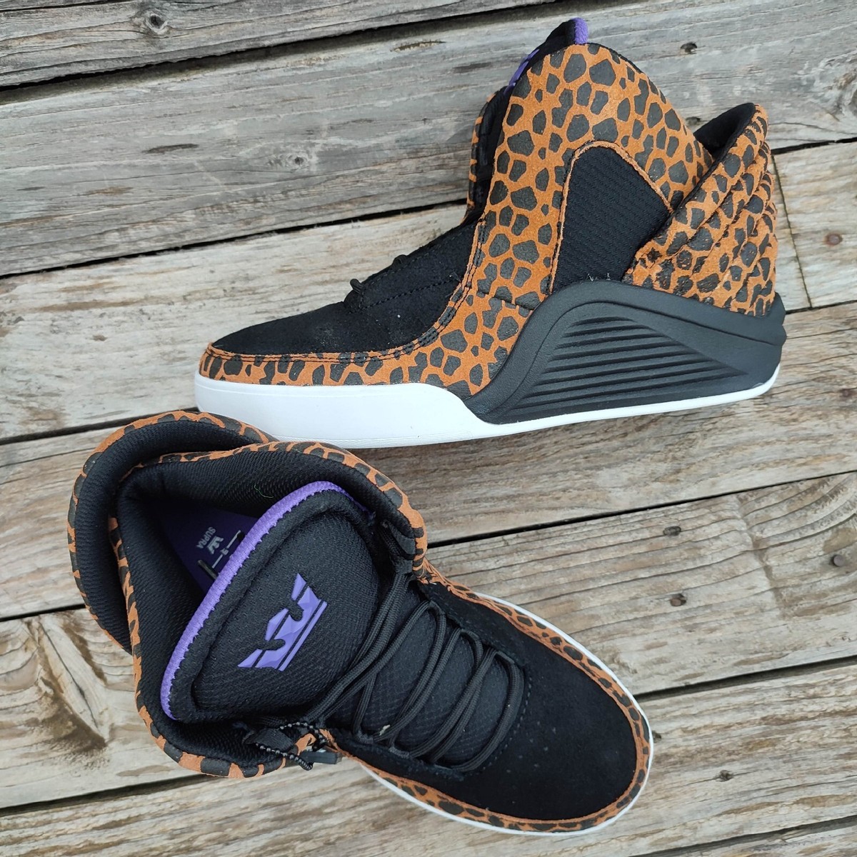 Basket montante Supra Spectre Chimera Lil Wayne Black Cheetah