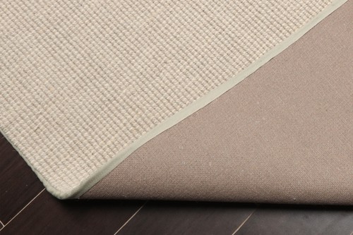 Custom Size Hallway/Stair Runner Beige Hand Tufted Ribbed New Zealand Wool Rug - Picture 2 of 5