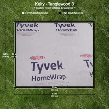 Tyvek Footprint for the Kelty Tanglewood 3 Tent