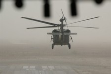 2004 Afghanistan 10th Mountain Div. Blackhawk Departs Kandahar Original Photo