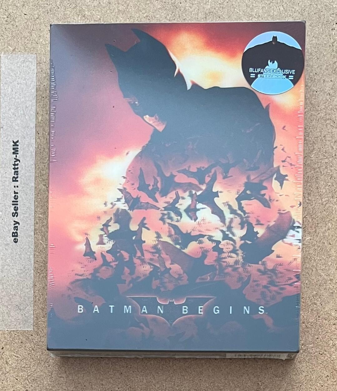 BATMAN BEGINS - BLUFANS DOUBLE LENTICULAR 4K + BLU RAY STEELBOOK - NEW & SEALED