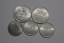 🧭 🇩🇪 GERMANY WEIMAR ALUMINIUM LOT 3/200/500 MARK B53 #43 XI20