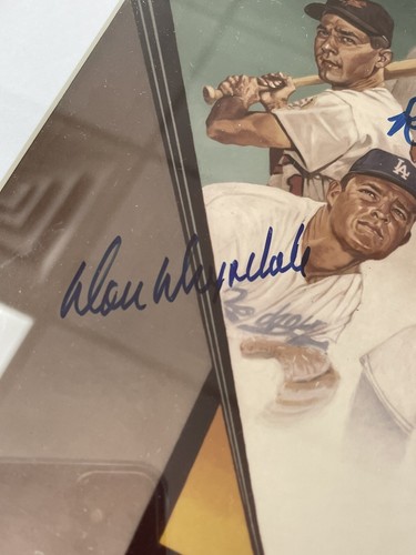 5x Baseball HOF Signatures 7.5x9.5” Killebrew, Aparicio, Drysdale, Reese, Ferrel - Picture 2 of 8