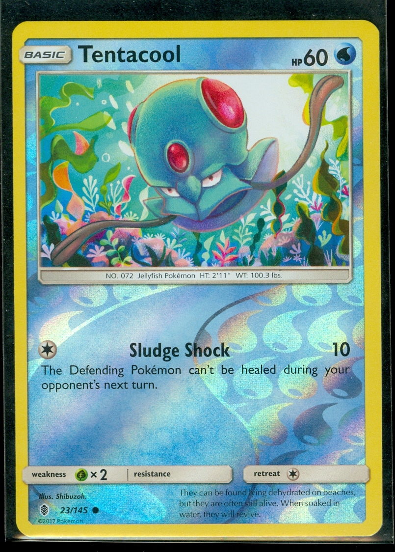 Pokemon TENTACOOL 23/145 - Guardians Rising Rev Holo