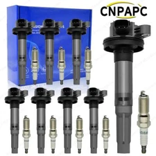 8X Ignition Coils + 8X Spark Plugs pack for 2011-2016 Ford F-150 Mustang V8 5.0L