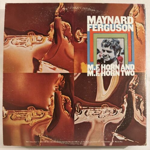 MAYNARD FERGUSON – M.F. HORN AND M.F. HORN TWO -VINYL 2LP CG33660 1972 CBS VG+ J - Picture 2 of 2